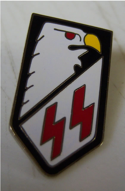 WW II Nazi Adolf Hitler SS Eagle Lapel Pin